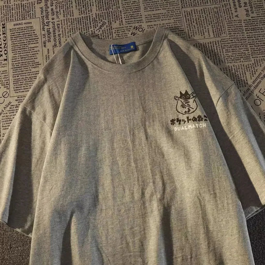 Camiseta estampado japones con variantes de colores