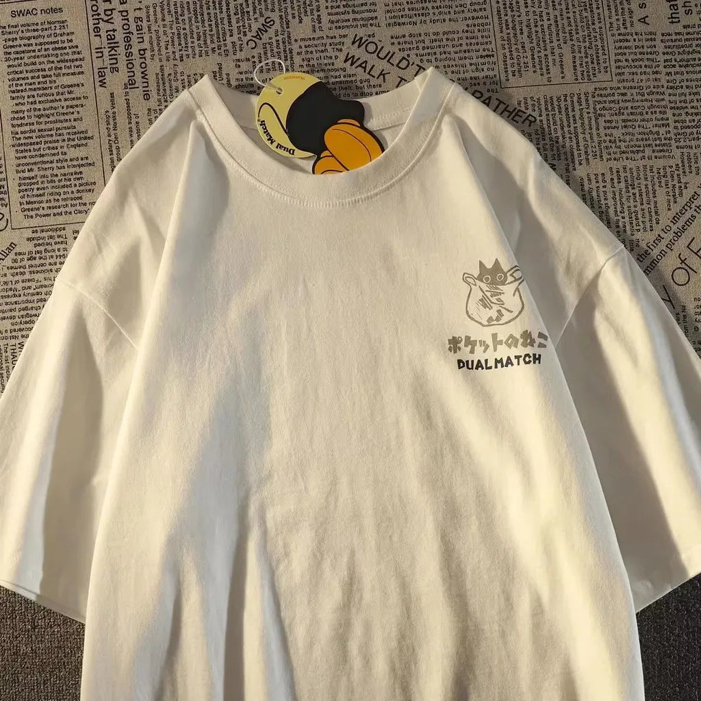 Camiseta estampado japones con variantes de colores